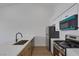 Kitchen features stainless steel appliances and quartz counters at 5732 Colwood Ln, Las Vegas, NV 89130