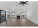 Spacious living room with fireplace and lots of natural light at 5732 Colwood Ln, Las Vegas, NV 89130