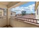 Balcony view of neighborhood featuring desert landscaping and tile roofs at 6116 Casa Antiqua St, North Las Vegas, NV 89081