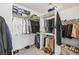 Walk-in closet with custom shelving and ample storage space at 8106 Buffalo Clan Ct, Las Vegas, NV 89131