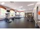 Community gym featuring a variety of exercise equipment and scenic windows at 9000 Las Vegas Blvd # 1245, Las Vegas, NV 89123