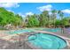 A large pool area with a hot tub surrounded by mature shade trees at 9000 Las Vegas Blvd # 2138, Las Vegas, NV 89123