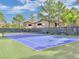 A tennis court area that is surrounded by lush trees and vegetation at 9000 Las Vegas Blvd # 2138, Las Vegas, NV 89123