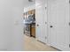 Partial view of the kitchen featuring stainless steel appliances and a stove and oven at 10651 Streamside Ave, Las Vegas, NV 89129