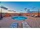 Backyard round pool at 1464 Barlow Ave, Moapa, NV 89025