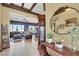 Inviting foyer featuring a view into a large, open living space with natural light at 1564 Fieldbrook St, Henderson, NV 89052