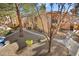 Exterior view of the building and common area landscaping from above at 1851 Hillpointe Rd # 2922, Henderson, NV 89074