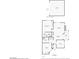 A combination of floor plans show the home and separate garage layouts with labeled dimensions at 1851 Hillpointe Rd # 2922, Henderson, NV 89074