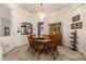 Elegant dining room with chandelier and decorative accents at 2329 Quartz Peak St, Las Vegas, NV 89134