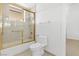 Bathroom featuring glass shower and tile flooring at 379 Turquoise Ct, Boulder City, NV 89005