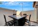 Outdoor patio with table and chairs, perfect for outdoor relaxation and entertainment at 4566 Ganier Ct # 1125, North Las Vegas, NV 89031