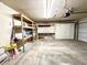 Organized garage with storage shelving and a well-lit, clutter-free space at 470 Como Ct, Henderson, NV 89015