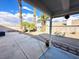 View of the private patio, and relaxing backyard at 470 Como Ct, Henderson, NV 89015