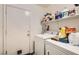 Functional laundry room with a modern washer and dryer at 5022 Arizo Ct, North Las Vegas, NV 89031