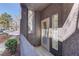 Enclosed front patio with private entrance offers serene outdoor area at 5250 S Rainbow Blvd # 1121, Las Vegas, NV 89118