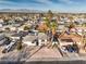 Overhead shot highlighting the home's exterior, landscaping, and proximity to neighboring houses at 6240 Clarice Ave, Las Vegas, NV 89107