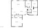 Detailed floor plan showcasing the layout of the house at 6421 Dinning Ave, Las Vegas, NV 89107