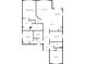 Schematic floor plan displaying the house's arrangement, highlighting the different room dimensions and flow at 7153 Tavita St, Las Vegas, NV 89113