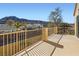 Expansive balcony boasts stunning mountain views and neighborhood scenery at 767 Durgos Dr, Henderson, NV 89012