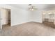 Bedroom with neutral colors and a vanity area at 845 Palo Verde Dr, Henderson, NV 89015