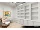 This office includes custom built-in shelving and cabinets at 9101 Alta Dr # 103, Las Vegas, NV 89145