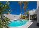 Relax and unwind in this sparkling pool and spa surrounded by tropical landscaping, offering a private oasis at 2010 Spruce Brook Dr, Henderson, NV 89074
