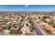 Expansive aerial view of a residential neighborhood in Las Vegas with city skyline views at 344 E Rush Ave, Las Vegas, NV 89183
