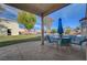 Relaxing backyard view with pool, patio, and ample seating area at 344 E Rush Ave, Las Vegas, NV 89183
