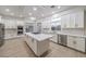 Bright kitchen with large island, stainless steel appliances, and ample counter space at 4664 Stuttgart St, Las Vegas, NV 89147