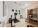 Bright exercise room features workout machines and a sleek, modern sauna at 800 Loch Katrine Ave, Henderson, NV 89012