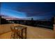 Outdoor patio at night offers breathtaking views of the city at 800 Loch Katrine Ave, Henderson, NV 89012