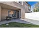 Cozy patio with artificial grass, accessed by sliding glass doors at 808 N Torrey Pines Dr, Las Vegas, NV 89107