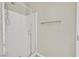 Shower stall with glass doors and chrome fixtures at 9413 Aggie Ct, Las Vegas, NV 89148