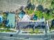 Aerial view of a community park featuring a basketball court and shaded seating at 12382 Piazzo St, Las Vegas, NV 89141