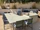Expansive outdoor kitchen featuring granite countertops, stainless steel appliances, and ample seating at 1705 Pink Cliff Ct, Las Vegas, NV 89128