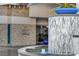 Elegant building exterior featuring a water feature and the 'Sky Las Vegas' sign at 2700 Las Vegas Blvd # 4109, Las Vegas, NV 89109