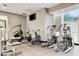 Bright gym with elliptical machines and a stationary bike at 2700 Las Vegas Blvd # 4109, Las Vegas, NV 89109