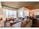 Spacious living room with comfortable seating, city views, and stylish decor at 2700 Las Vegas Blvd # 4109, Las Vegas, NV 89109