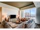 Bright living room featuring modern furnishings and floor-to-ceiling windows with city views at 2700 Las Vegas Blvd # 4109, Las Vegas, NV 89109