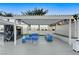 Stylish outdoor patio with lounge seating beneath a pergola at 2700 Las Vegas Blvd # 4109, Las Vegas, NV 89109