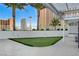 Rooftop terrace featuring a mini golf course and views of the city skyline at 2700 Las Vegas Blvd # 4109, Las Vegas, NV 89109