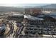 This aerial shows commercial real estate with ample parking and easy access to nearby highways at 361 Black Turnstone Ct, Las Vegas, NV 89138