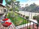 Enjoy a game of tennis while sitting on your private balcony with chairs and small table at 3999 Delos Dr, Las Vegas, NV 89103