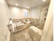 Bright bathroom featuring soaking tub and separate shower at 3999 Delos Dr, Las Vegas, NV 89103