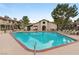 Sparkling community pool provides a refreshing oasis for residents at 3999 Delos Dr, Las Vegas, NV 89103