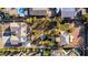 Expansive property features desert landscaping, putting green, pool, mature trees, and circular driveway at 4245 N Campbell Rd, Las Vegas, NV 89129