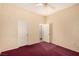 Bedroom with carpet, paint, and interior doors at 4245 N Campbell Rd, Las Vegas, NV 89129