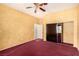 Bedroom with a closet, carpet, and neutral walls at 4245 N Campbell Rd, Las Vegas, NV 89129