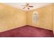 Cozy bedroom features a ceiling fan and a window allowing natural light at 4245 N Campbell Rd, Las Vegas, NV 89129