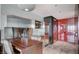 Modern kitchen features stainless steel appliances and a cozy dining area at 4381 W Flamingo Rd # 3007, Las Vegas, NV 89103